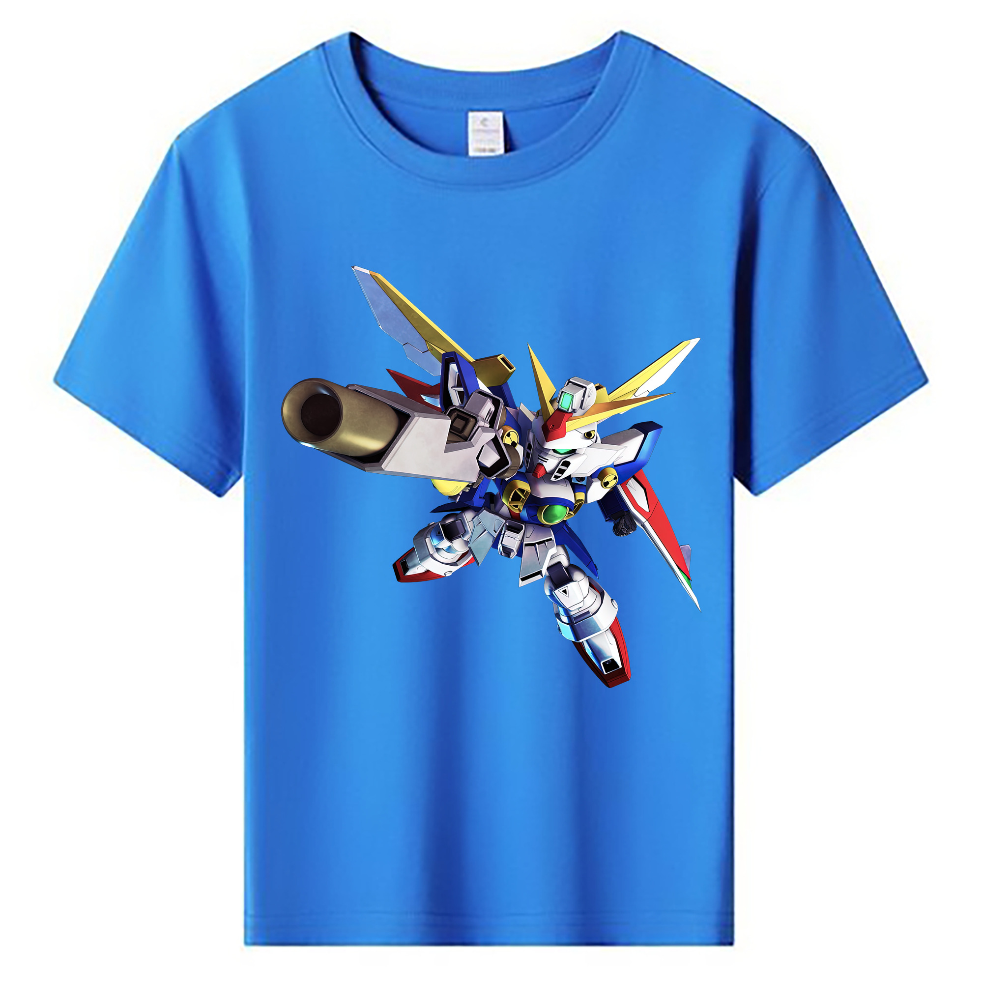 （画像用） 機動戦士ガンダム Mobile Suit Gundam 綿100％キッズTシャツ（フロントプリント）